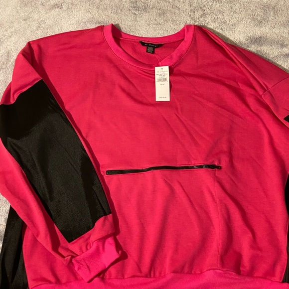AE Studio Color Block Sweatshirt - Picture 2 of 5